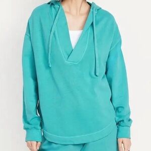 Women's Teal Hoodie Sweater